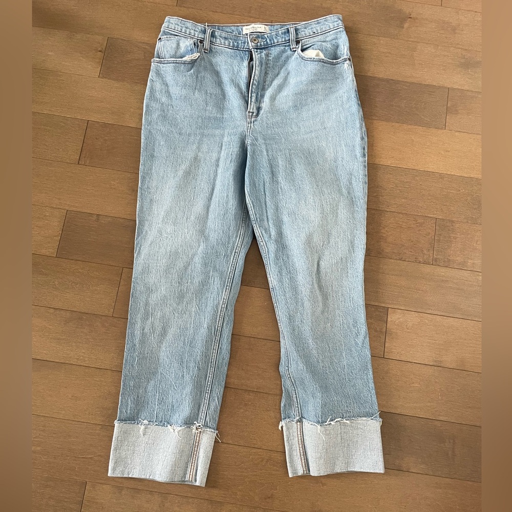 Abercrombie & Fitch Light Blue Straight Jeans